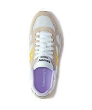 SAUCONY SHADOW ORIGINAL Baskets blanc jaune - Chaussures Femme - 4