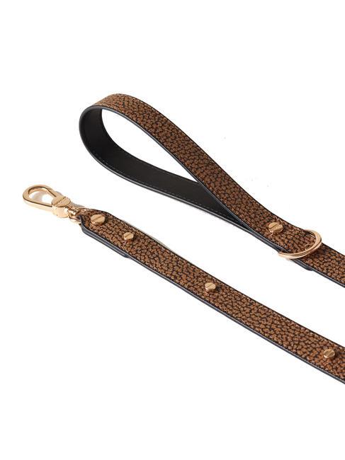 PETS Laisse avec rivets op naturel / noir - Articles pour animaux