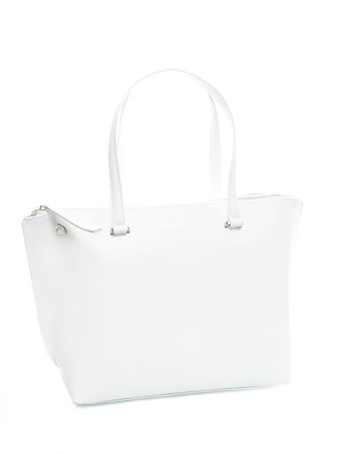 GRACE Cabas en cuir blanc - Sacs pour Femme