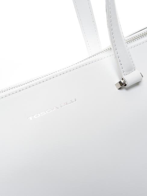 GRACE Cabas en cuir blanc - Sacs pour Femme