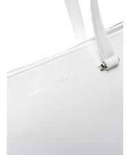 TOSCA BLU GRACE Cabas en cuir blanc - Sacs pour Femme - 3