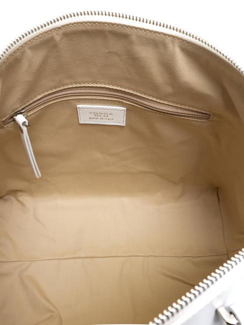 GRACE Cabas en cuir blanc - Sacs pour Femme
