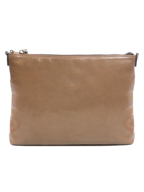 CLUTCH Sac avec bandouli&egrave;re, en cuir cam&eacute;e - Sacs pour Femme