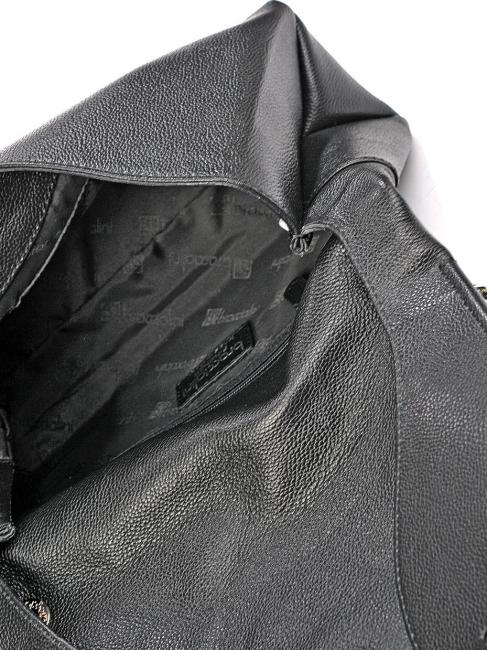 NAOMI Sac bandouli&egrave;re en cuir noir - Sacs pour Femme