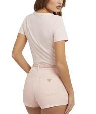GUESS SHADED T-shirt col rond en coton rose calme - T-shirt - 2