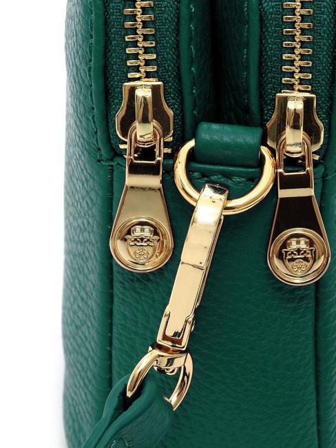 TIFFANY KATE Mini sac port&eacute; &eacute;paule en cuir vert fonc&eacute; - Sacs pour Femme