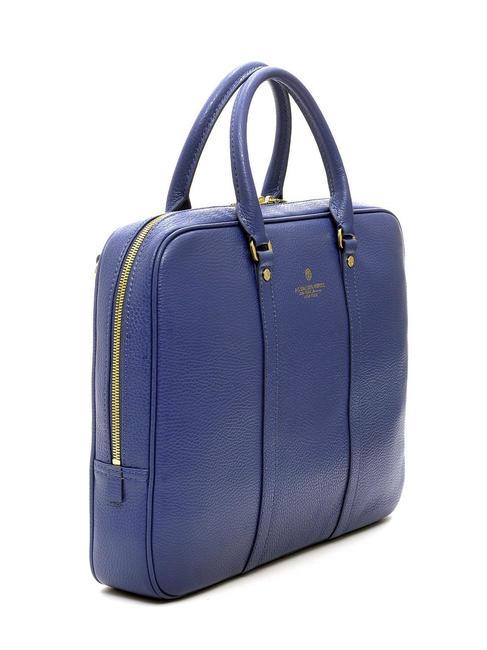 TIFFANY Mallette en cuir pour ordinateur portable 14" bleu - Porte Documents Travail