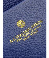SPALDING TIFFANY Mallette en cuir pour ordinateur portable 14" bleu - Porte Documents Travail - 5