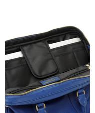 SPALDING TIFFANY Mallette en cuir pour ordinateur portable 14" bleu - Porte Documents Travail - 6