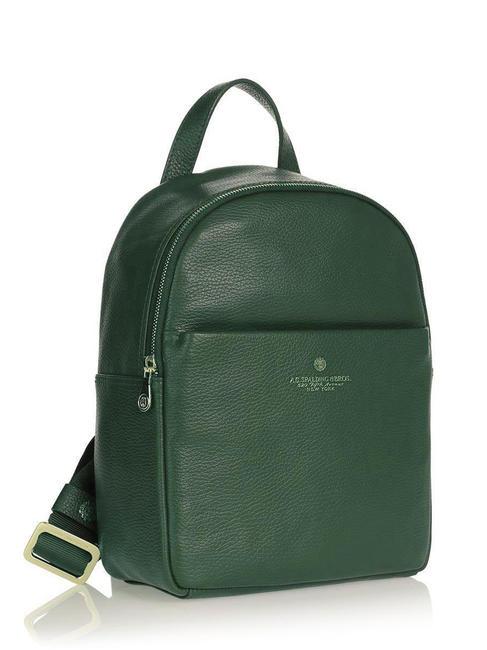TIFFANY Petit sac &agrave; dos en cuir vert fonc&eacute; - Sacs pour Femme
