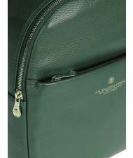 SPALDING TIFFANY Petit sac &agrave; dos en cuir vert fonc&eacute; - Sacs pour Femme - 4