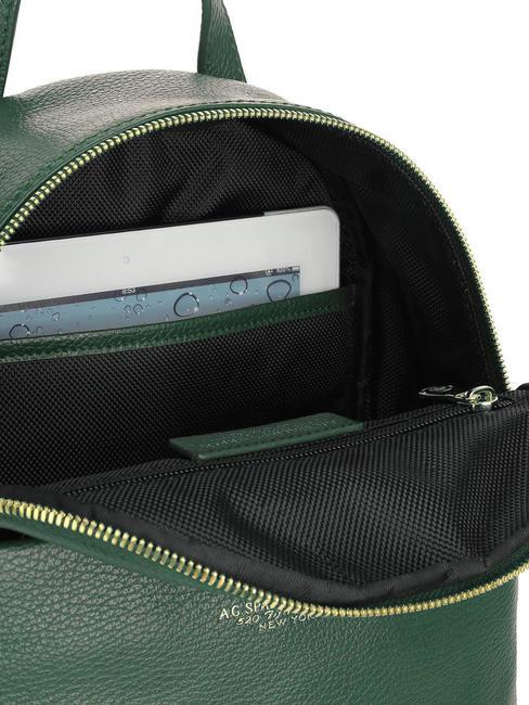 TIFFANY Petit sac &agrave; dos en cuir vert fonc&eacute; - Sacs pour Femme
