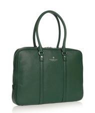 SPALDING TIFFANY Mallette en cuir pour ordinateur portable 15" vert fonc&eacute; - Porte Documents Travail - 2