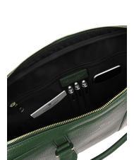 SPALDING TIFFANY Mallette en cuir pour ordinateur portable 15" vert fonc&eacute; - Porte Documents Travail - 6