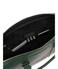 SPALDING TIFFANY Mallette en cuir pour ordinateur portable 14" vert fonc&eacute; - Porte Documents Travail - 6
