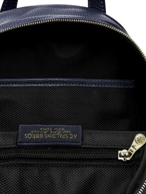 TIFFANY Petit sac &agrave; dos en cuir bleu - Sacs pour Femme