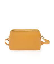 SPALDING TIFFANY KATE Mini sac port&eacute; &eacute;paule en cuir moutarde - Sacs pour Femme - 3
