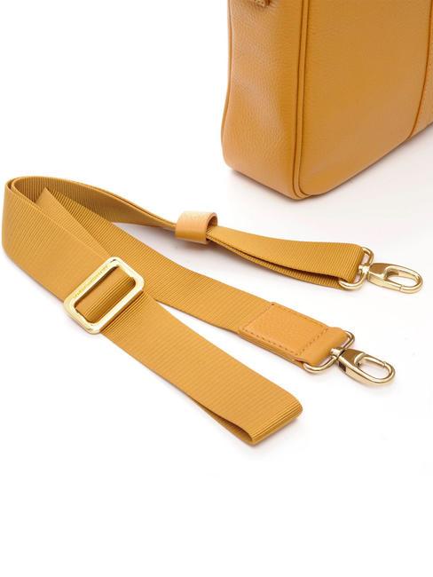 TIFFANY Porte-documents en cuir 2 zips, porte-ordinateur 15" moutarde - Porte Documents Travail