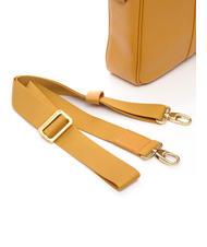 SPALDING TIFFANY Porte-documents en cuir 2 zips, porte-ordinateur 15" moutarde - Porte Documents Travail - 4