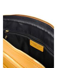 SPALDING TIFFANY Porte-documents en cuir 2 zips, porte-ordinateur 15" moutarde - Porte Documents Travail - 5