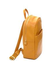 SPALDING TIFFANY Sac &agrave; dos en cuir pour ordinateur portable moutarde - Sacs pour Femme - 2