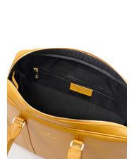 SPALDING TIFFANY Mallette en cuir pour ordinateur portable 15" moutarde - Porte Documents Travail - 4
