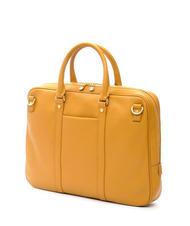 SPALDING TIFFANY Mallette en cuir pour ordinateur portable 14" moutarde - Porte Documents Travail - 2