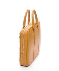 SPALDING TIFFANY Mallette en cuir pour ordinateur portable 14" moutarde - Porte Documents Travail - 3