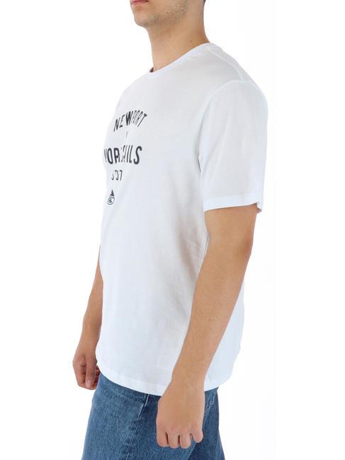 NEWPORT USA T-shirt en cotton blanche - T-shirt