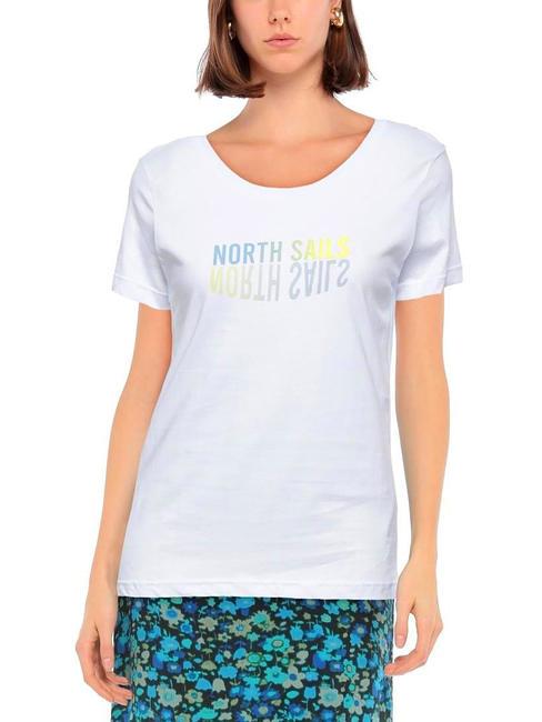 LOGO MIRROR T-shirt en cotton blanche - T-shirt