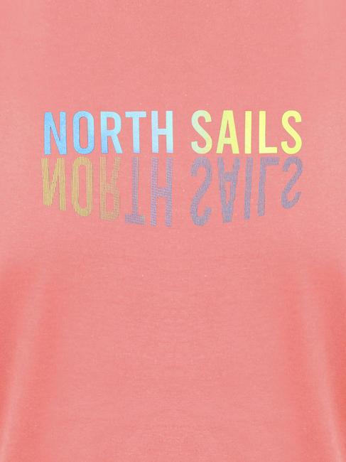 LOGO MIRROR T-shirt en cotton Rose - T-shirt