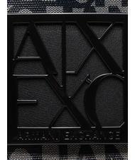 ARMANI EXCHANGE LOGO ALL OVER Sac &agrave; main avec bandouli&egrave;re beige/noir - Sacs pour Femme - 4