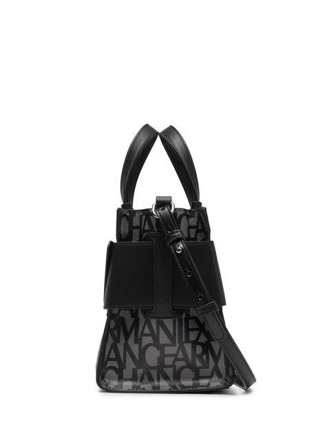 LOGO ALL OVER Petit sac avec bandoulière beige/noir - Sacs pour Femme