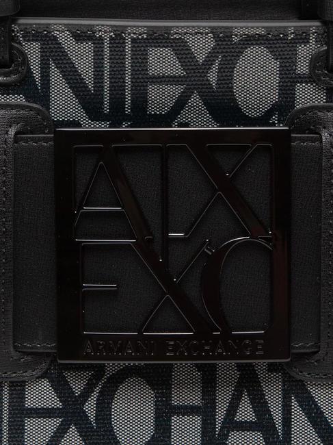 LOGO ALL OVER Petit sac avec bandoulière beige/noir - Sacs pour Femme