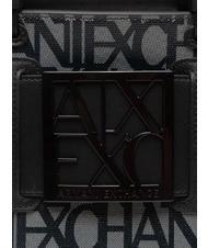 ARMANI EXCHANGE LOGO ALL OVER Petit sac avec bandoulière beige/noir - Sacs pour Femme - 4