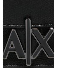 ARMANI EXCHANGE A|X METALLIC sac d'épaule Noir - Sacs pour Femme - 4