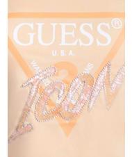 GUESS ICON T-shirt en cotton p&ecirc;che-sable - T-shirt - 2