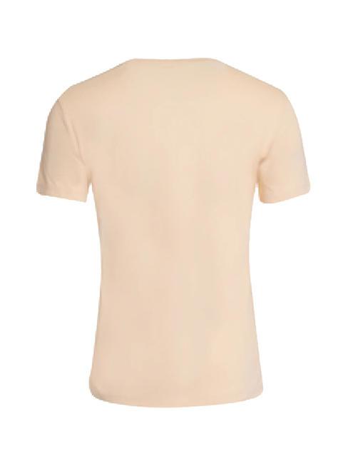 ICON T-shirt en cotton p&ecirc;che-sable - T-shirt
