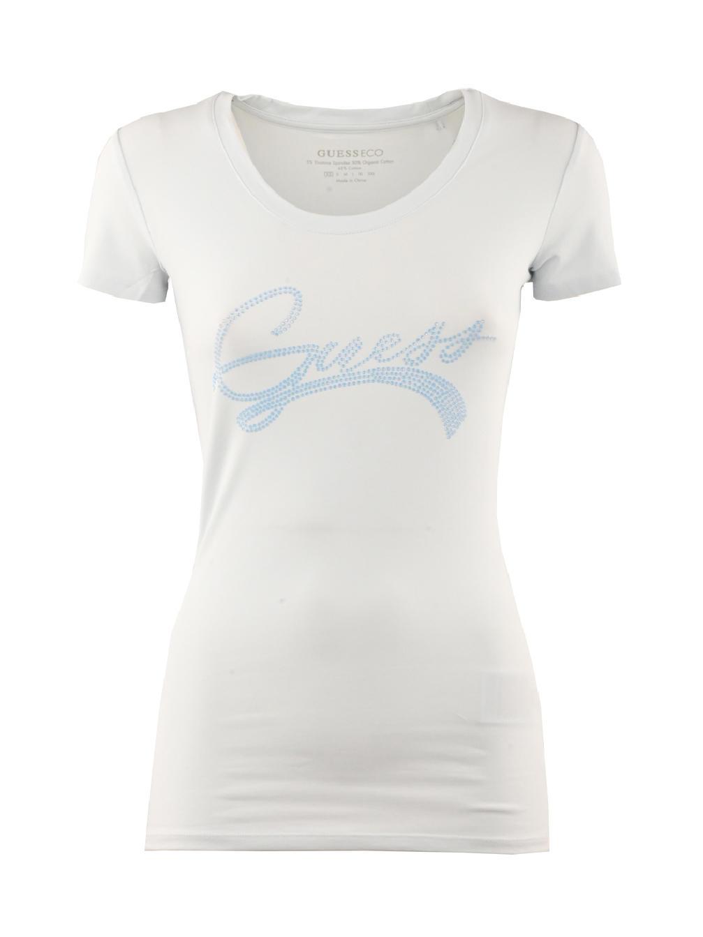 GUESS ADELINE T shirt en cotton
