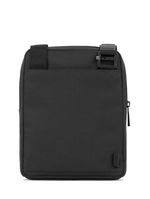 WOLLEM Sac iPad mini en tissu et cuir Noir - Sacs en Bandoulières pour Homme