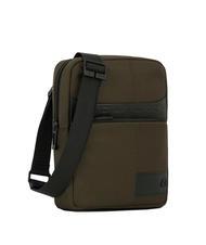 PIQUADRO WOLLEM Sac iPad mini en tissu et cuir VERT - Sacs en Bandoulières pour Homme - 2