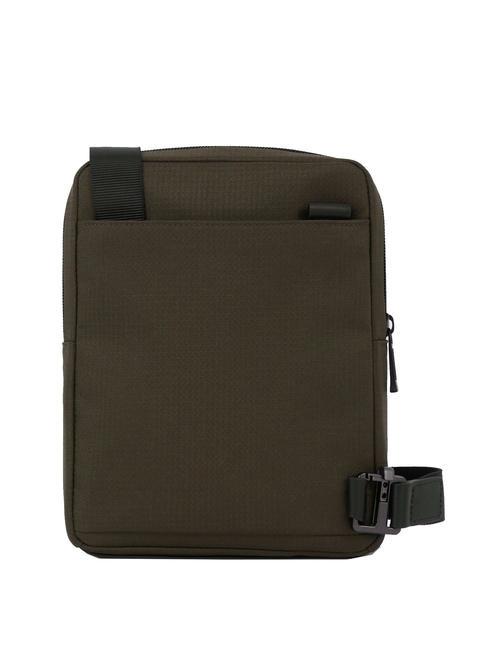 WOLLEM Sac iPad mini en tissu et cuir VERT - Sacs en Bandoulières pour Homme