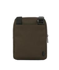 PIQUADRO WOLLEM Sac iPad mini en tissu et cuir VERT - Sacs en Bandoulières pour Homme - 4