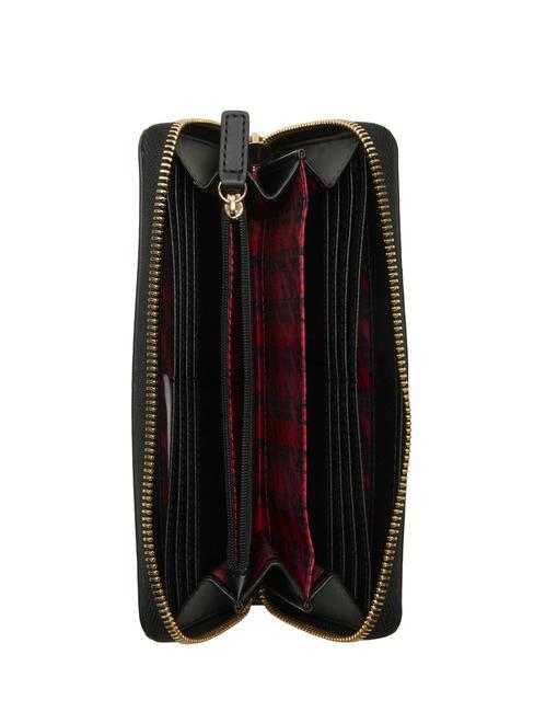 CALIWEN Grand portefeuille zipp&eacute; NOIR - Portefeuilles Femme