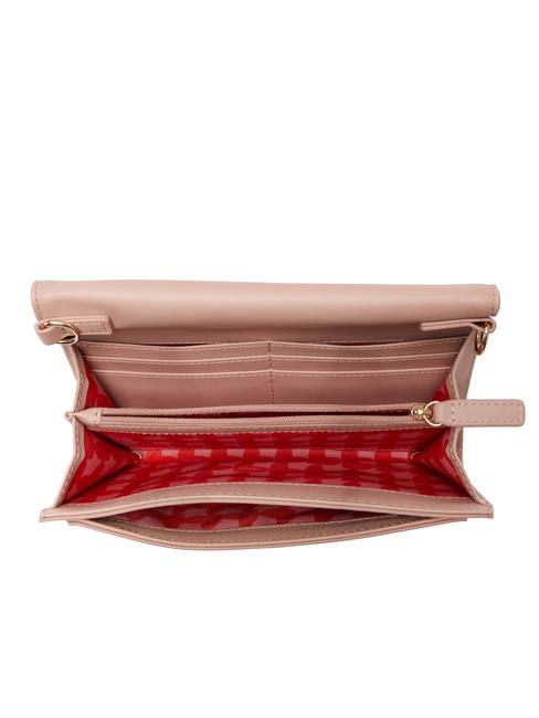 CALIWEN Portefeuille sac &agrave; bandouli&egrave;re p&ecirc;ches douces - Portefeuilles Femme