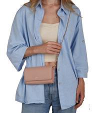 LIUJO CALIWEN Portefeuille sac &agrave; bandouli&egrave;re p&ecirc;ches douces - Portefeuilles Femme - 4