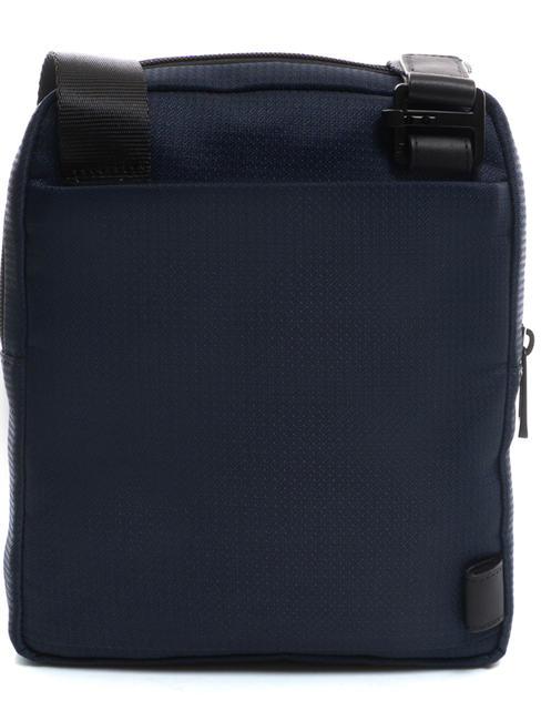 WOLLEM Sac iPad mini en tissu et cuir bleu - Sacs en Bandoulières pour Homme