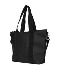 RAINS TOTE BAG MINI Sac &eacute;tanche noir - Sacs pour Femme - 2