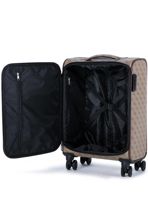 VEZZOLA Chariot &agrave; bagages &agrave; main beige / marron - Valises cabine
