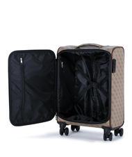 GUESS VEZZOLA Chariot &agrave; bagages &agrave; main beige / marron - Valises cabine - 2